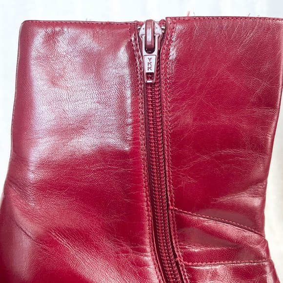 Ann Marino Red Heeled Boots - Picture 5 of 7